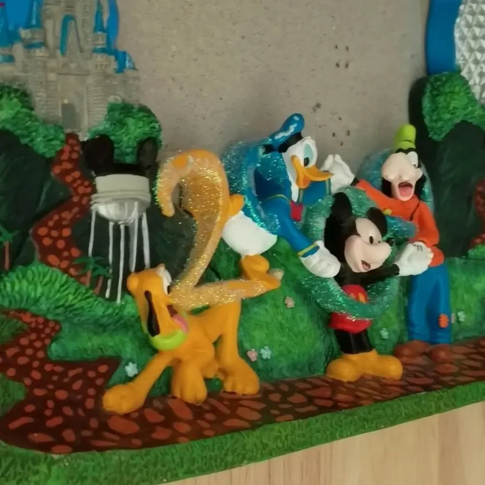 Walt Disney Word 2000 Photo Picture Frame 3D Textured